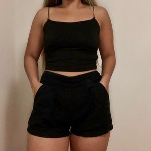 High waisted shorts